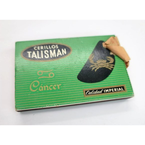Cerillos Matchbox Talisman Calidad Imperial Cancer Sign Safety Matches CT412 - Picture 2 of 4